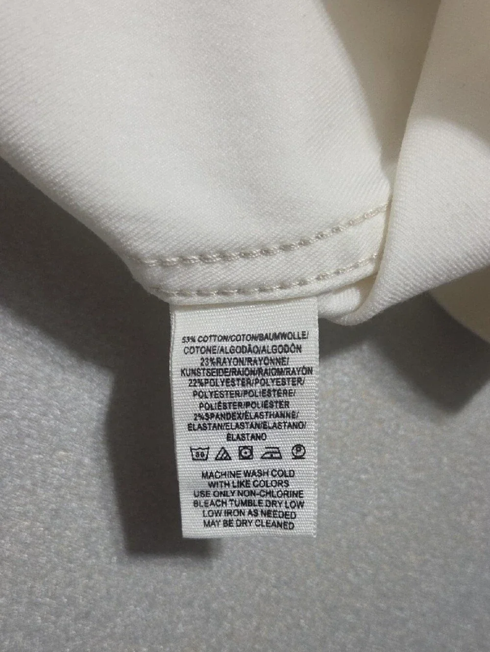Free People Off-White Paneled A-Line Mini Skirt